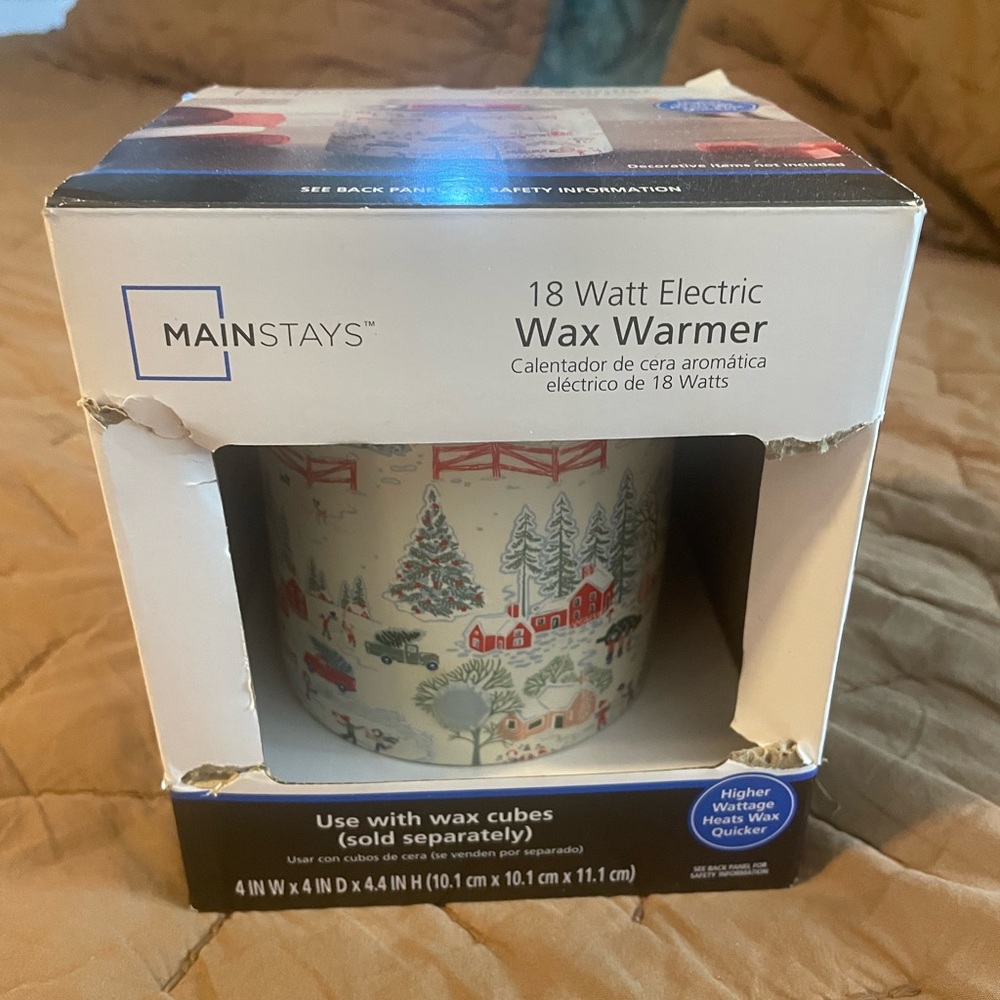 Mainstays Electric Wax Warmer with Winter Scene